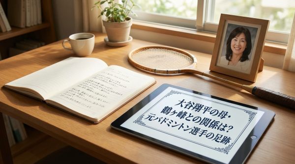 大谷翔平の母・鶴ヶ峰との関係は？元バドミントン選手の足跡