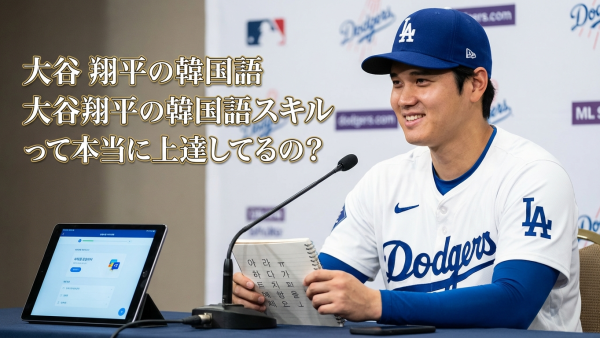 大谷翔平の韓国語スキルって本当に上達してるの？