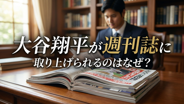 大谷翔平が週刊誌に取り上げられるのはなぜ？