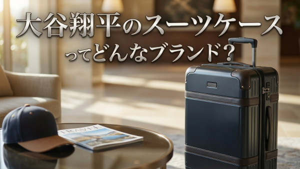 大谷翔平のスーツケースってどんなブランド？