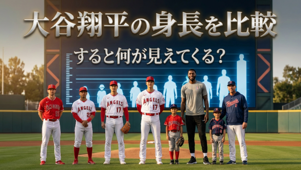 大谷翔平の身長を比較すると何が見えてくる？